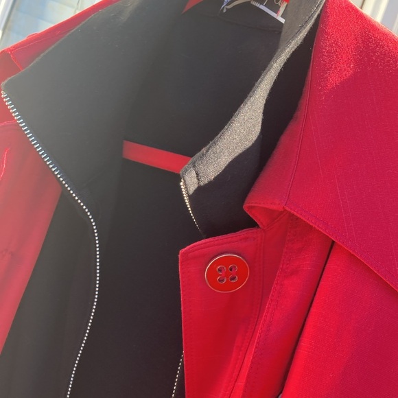 Robertson Los Angeles Trench Coat Sz L - Picture 3 of 14